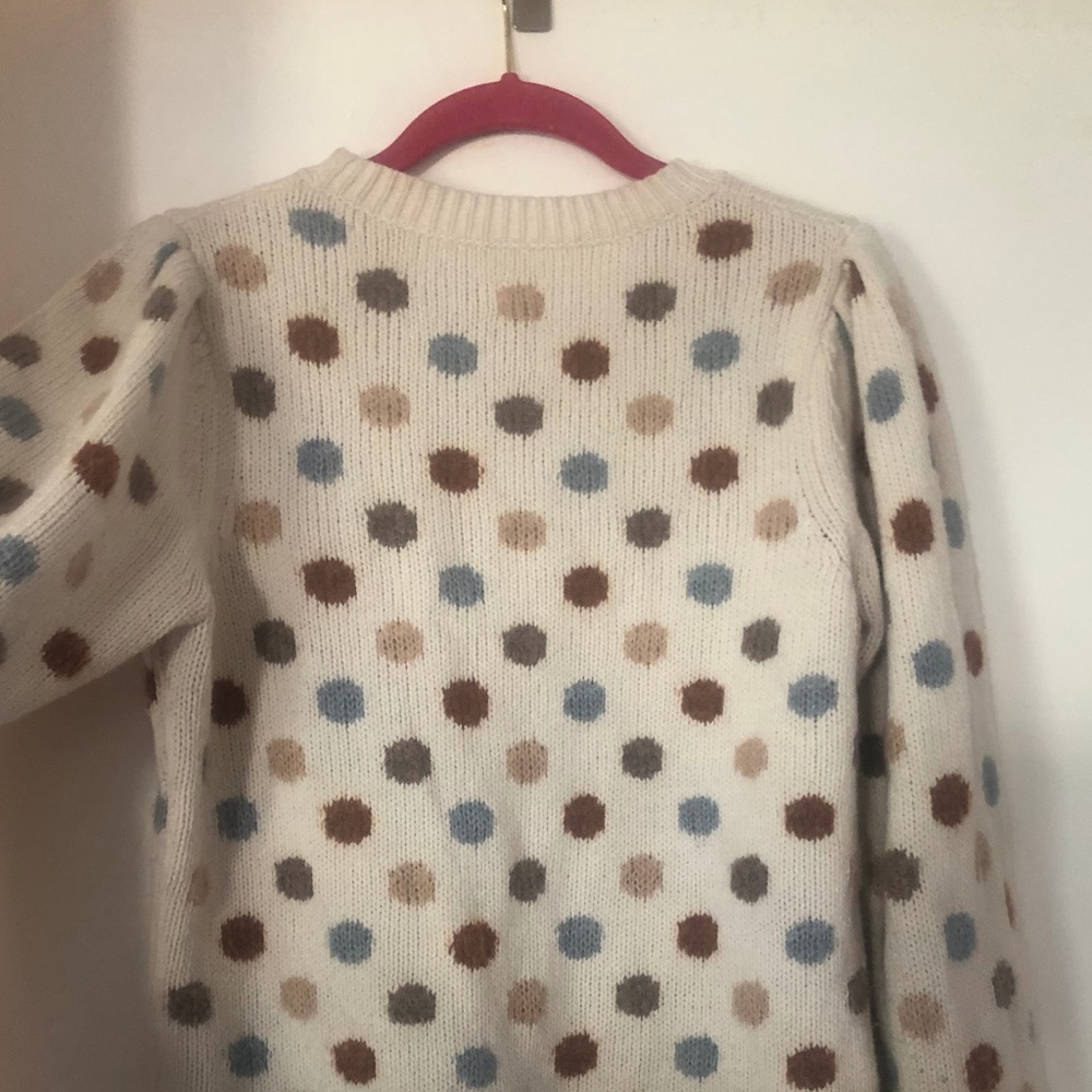 Rebecca Taylor La Vie jacquard dot pullover